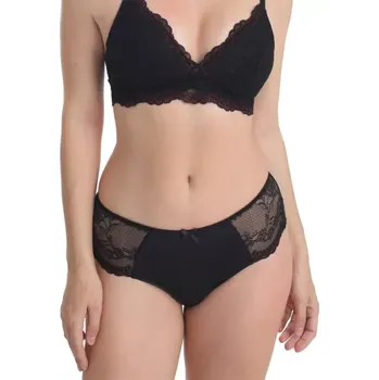 Kalhotky 35404/500 - dámská tanga Sassa cabaret, XS, černá