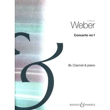Carl Maria von Weber: Concerto No.1 (noty na klarinet, klavír)