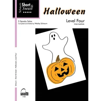 Schaum Short & Sweet: Halloween - Level 4 (noty na klavír)