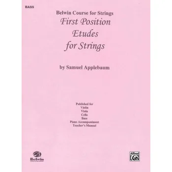 Samuel Applebaum: First Position Etudes for Strings (noty na kontrabas)