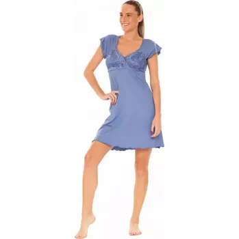 Dámská noční košile Dámská noční košile Follia modal Camilla/12260, XL, modrá