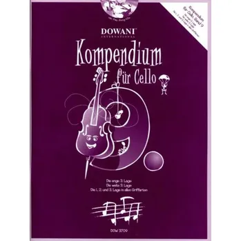 Josef Hofer: Kompendium für Cello 9 (noty na violoncello)(+audio)