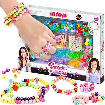 kreativní sada KREATIVNÍ ZESTAW KORALIKÓW PRO VÝROBU NÁRAMKŮ A BIŽUTERIE PRO DĚTI 246