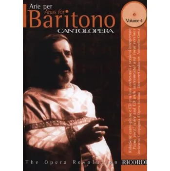 Cantolopera: Arie Per Baritono Vol. 4 (noty na klavír, zpěv)(+audio)