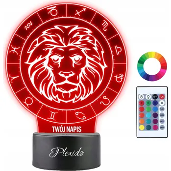 Lampička Noční lampa Plexido vícebarevná