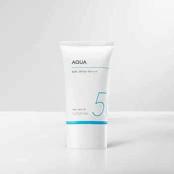 Opalování MISSHA All Around Safe Block Aqua Sunscreen SPF50+/PA++++ - voděodolný opalovací krém - gel
