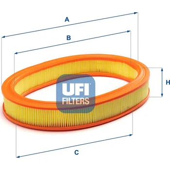 Vzduchový filtr Vzduchový filtr UFI 27.177.00