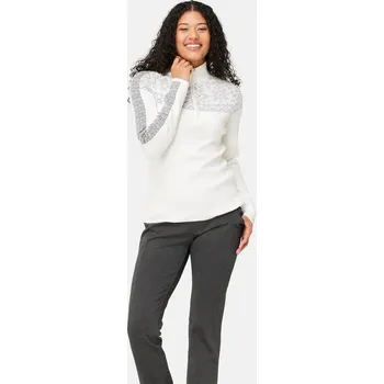 Pánský svetr Krimson Klover mikina Summit Zip Neck 2024/2025 Bílá L Dámské