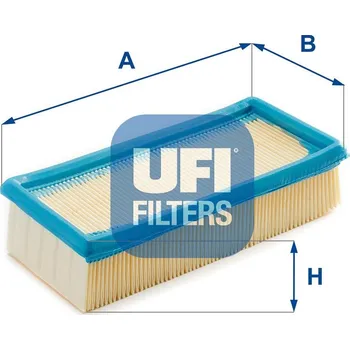 Vzduchový filtr Vzduchový filtr UFI 30.836.00