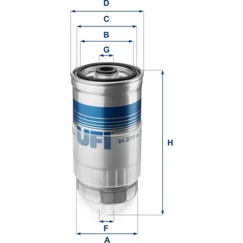 Palivový filtr Palivový filtr UFI 24.379.01