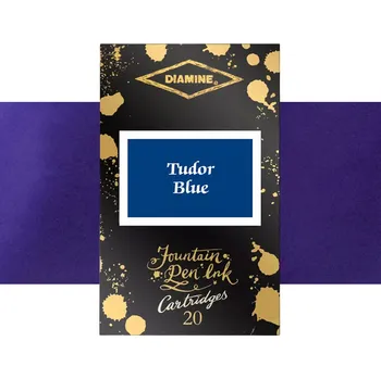 Diamine Inkoustové bombičky Diamine, 20 ks - Tudor Blue