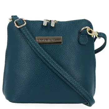 Kabelka Kožené kabelka listonoška Vittoria Gotti mořská V2373