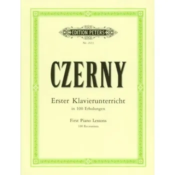 Carl Czerny: Erster Klavierunterricht in 100 Erholungen (noty na klavír)