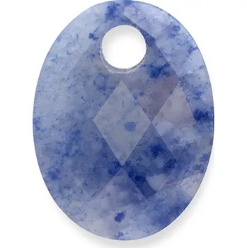 Přívěsek Sparkling Jewels Oválný přívěsek z modrého aventurinu PENGEM37-MO + 2 měsíce na vrácení zboží