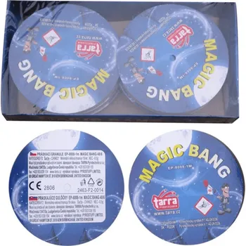 Zábavní pyrotechnika Práskací had MAGIC BANG - 1 metr - set 6ks 48/6 (zn. TARRA)