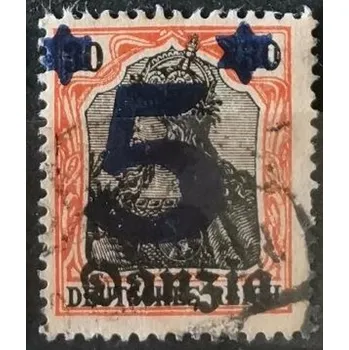 Sběratelství Známka Danzig, 5 / 30 Pf, Mi.16#