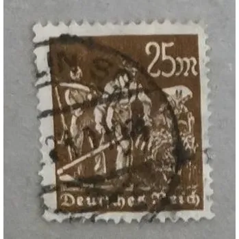 Sběratelství Známka Německo, Reich, 25Mk., Mi.242#