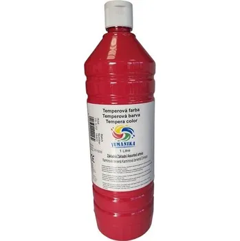 Výtvarná barva JUMANIKA Tempera základní 1000 ml Barva: karmínová červená