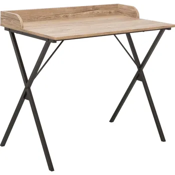 Psací stůl PC stůl, dub/černá, OFIS