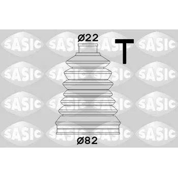 Hřídel nápravy Sada měchů, hnací hřídel SASIC 2933053