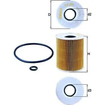 Olejový filtr Olejový filtr MAHLE OX 203D