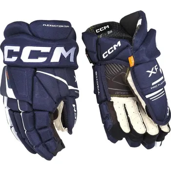 Hokejové rukavice Rukavice CCM Tacks XF SR, Senior, 14", tmavě modrá-bílá CCM