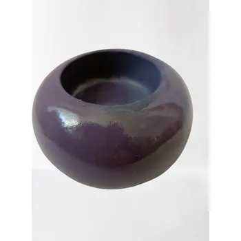 Svícen Fajnpocit svícen na čajovou svíčku kruh fialový