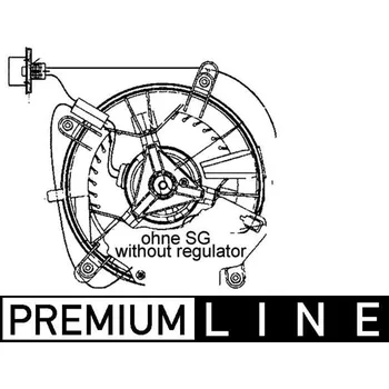 Vnitřní ventilátor MAHLE AB 65 000P