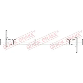 Brzdová hadice Brzdová hadice QUICK BRAKE 25.074