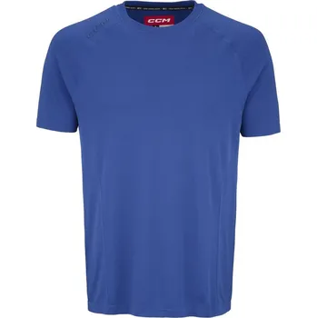 Triko CCM Premium Training Tee SR, modrá, Senior, XXL CCM
