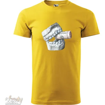 Tričko - Zuby Barva: Žlutá (04), Velikost: 134 cm/8 let, Střih: Dámské