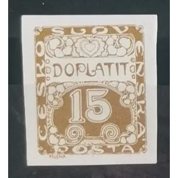 Poštovní známka Známka ČSR, 15h, Pof.DL3 *