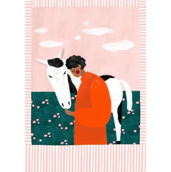 Plakát Plakát, Obraz - Girl and Horse