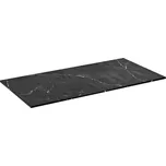 SAPHO LOREA deska Rockstone 121x1,2x52,5cm, black attica