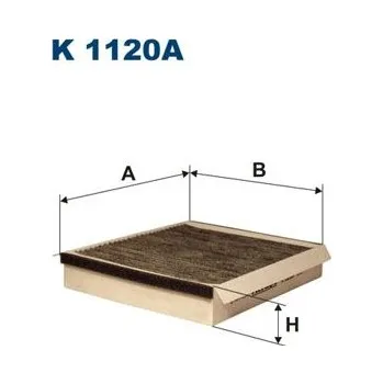 Ventilátor topení a klimatizace Filtr, vzduch v interiéru FILTRON K 1120A