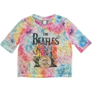 The Beatles: The Beatles Ladies Crop Top: Sgt Pepper (mesh) (xx-large) XXL