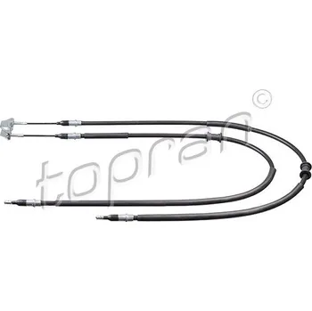 Lanko parkovací brzdy Tažné lanko, parkovací brzda TOPRAN 207 374