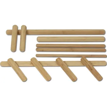 Masážní kámen Sada bambusových masážních tyčí