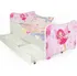 Dětská postel Halmar 140 x 70 cm Happy, bílá/růžová Fairy