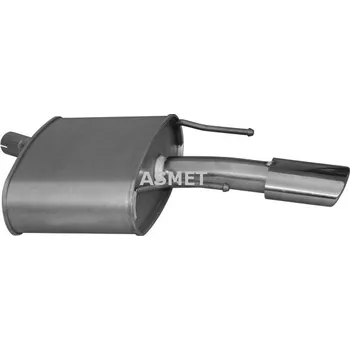 Výfukový systém Zadní tlumič výfuku ASMET 05.208