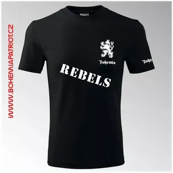 Pánské tričko Tričko s potiskem Bohemia 13T - černá / 3XL
