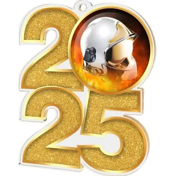 Poháry Bauer Akrylátová medaile MDA2025M01 | Hasiči