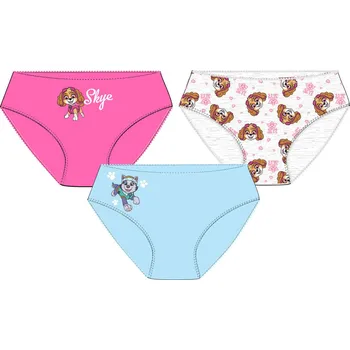 Eplusm Dívčí kalhotky TLAPKOVÁ PATROLA Skye a Everest 3 pack vícebarevné, Velikost: 122/128 122/128