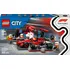 Stavebnice LEGO LEGO City 60443 Zastávka v boxech F1 a personál s vozem Ferrari