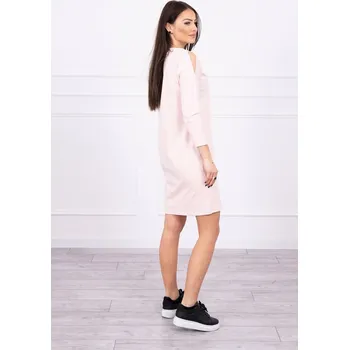 Dámské šaty Šaty s potiskem Dream powder pink UNI