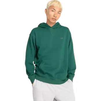 Pánská mikina Pánská mikina s kapucí New Balance Athletics zelená