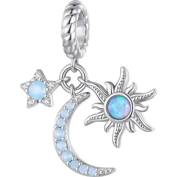 Přívěsek NUBIS® Stříbrný přívěšek korálek na náramek - B0559