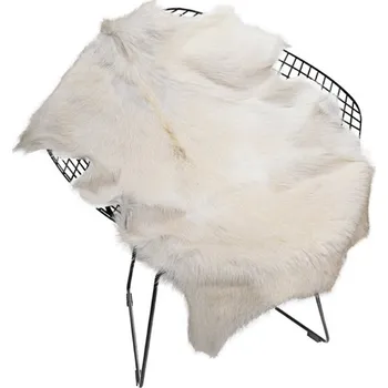 Koberec ARCTIC FUR Velká prémiová předložka z kozí kůže bílá
