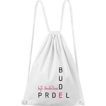 DOBRÝ TRIKO Bavlněný batoh - Být družičkou Barva: Bílá