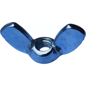 Matice Matice křídlová M10, DIN 315, GT, bílý zinek - zaoblená křídla, ruční utahování